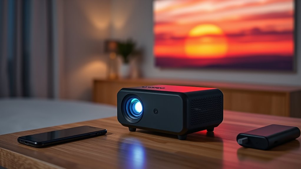 brightness resolution portability connectivity