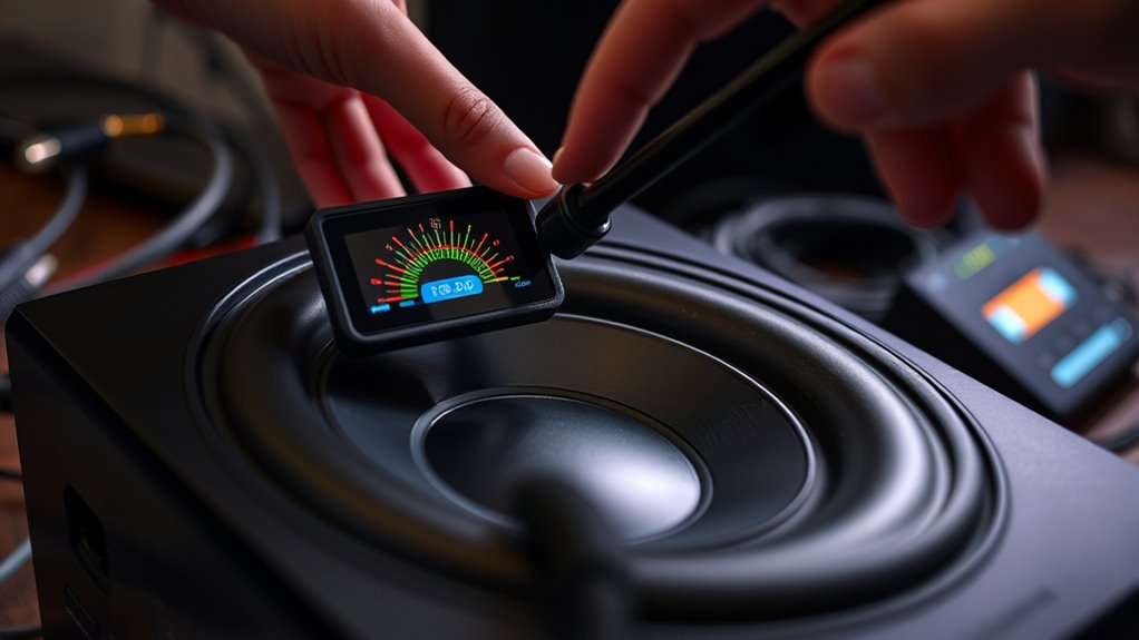 calibrate subwoofer for balance