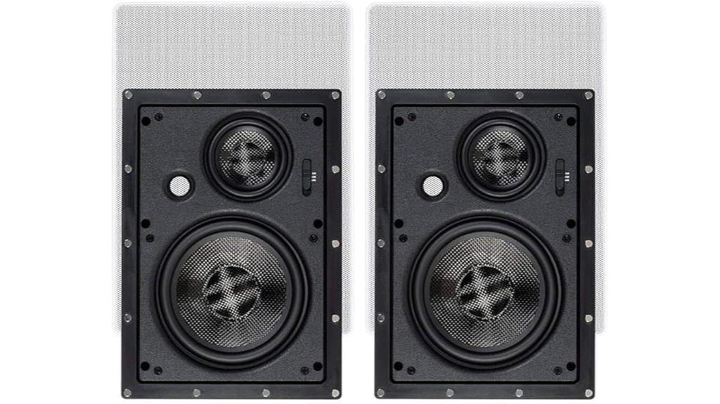 carbon fiber in wall speakers