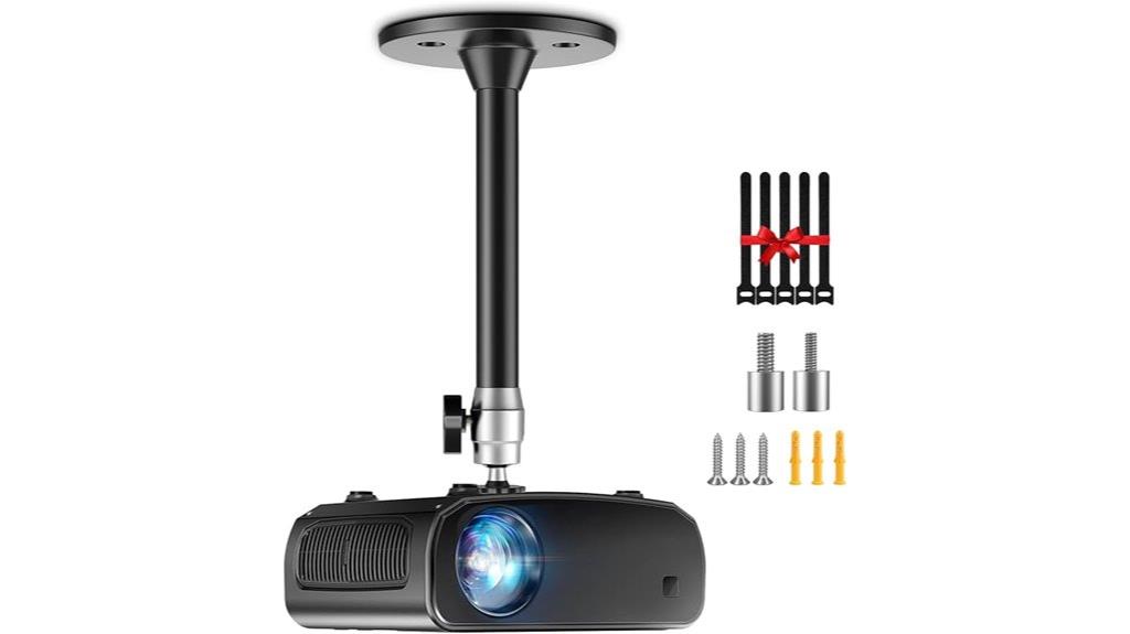 ceiling projector mount set