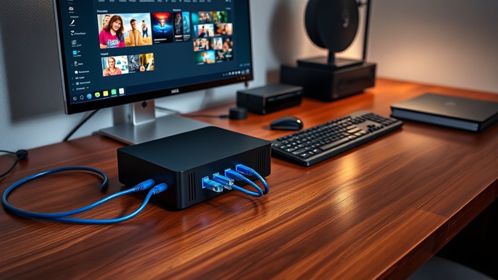 centralized media server setup