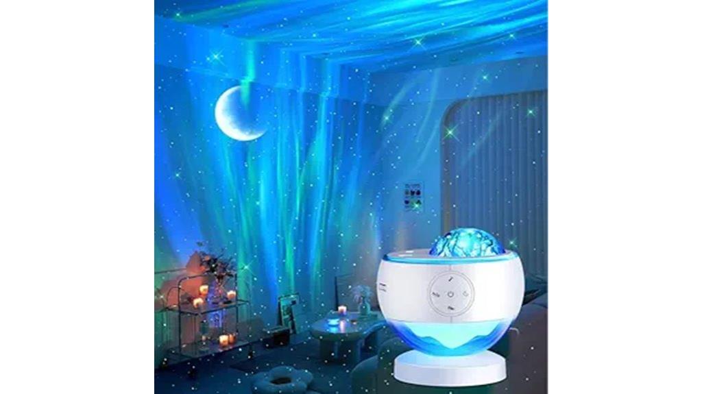 colorful starry night projector