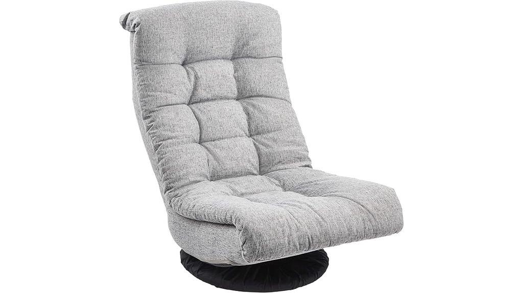 comfortable swivel foam chair
