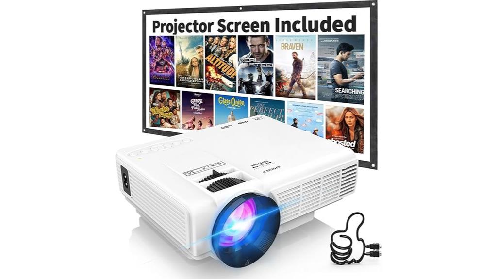 compact hd bluetooth projector
