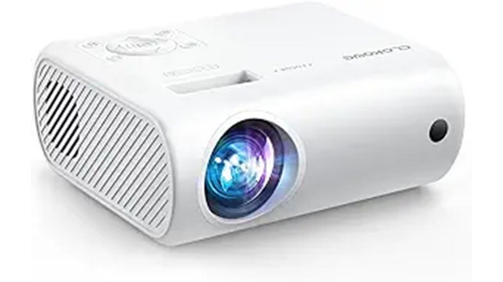 compact hd projector with brightness