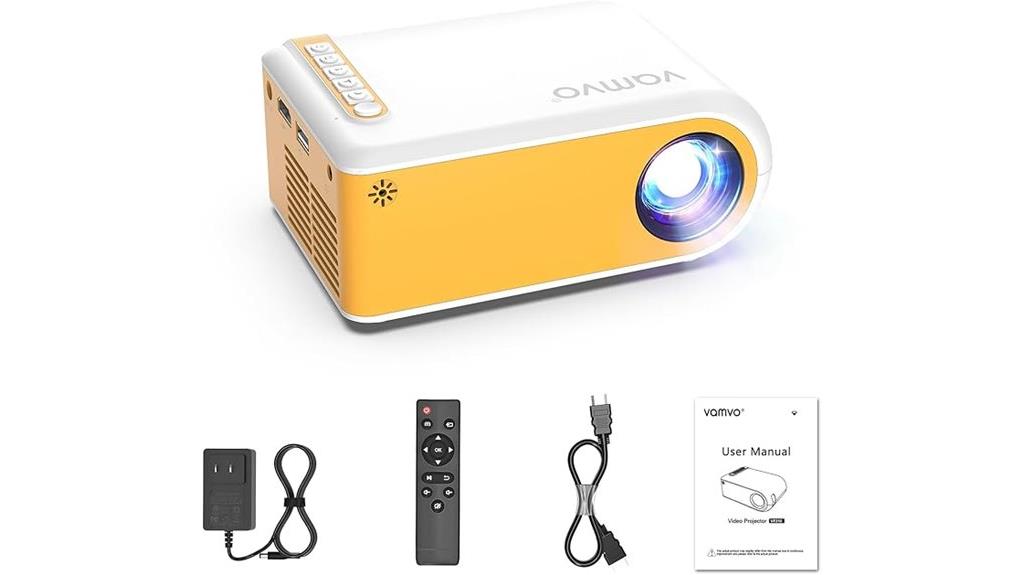 compact outdoor home projector
