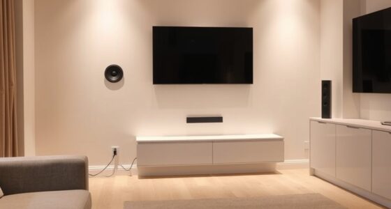 conceal speakers and cables