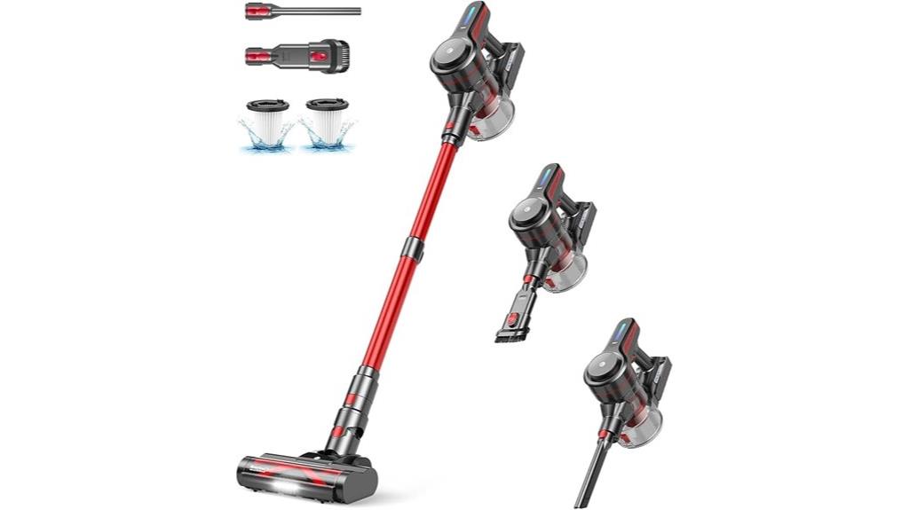 cordless stick vacuum power