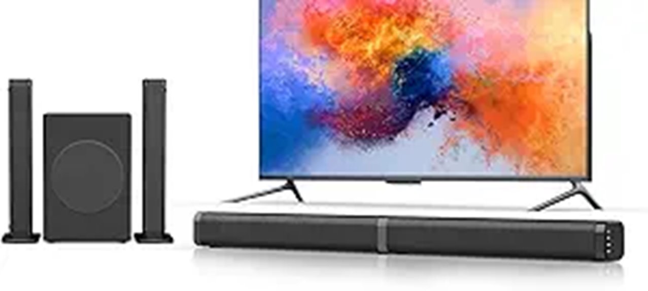 detachable soundbar with subwoofer