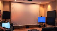 diy projector screen guides