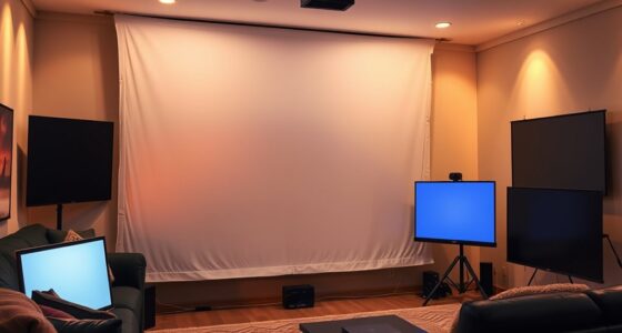 diy projector screen guides