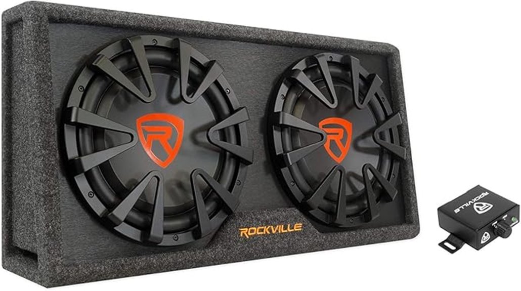 dual 12 inch subwoofer enclosure
