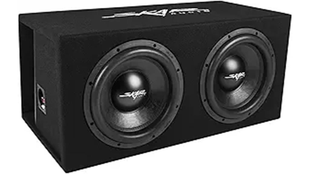 dual 12 inch vented enclosure
