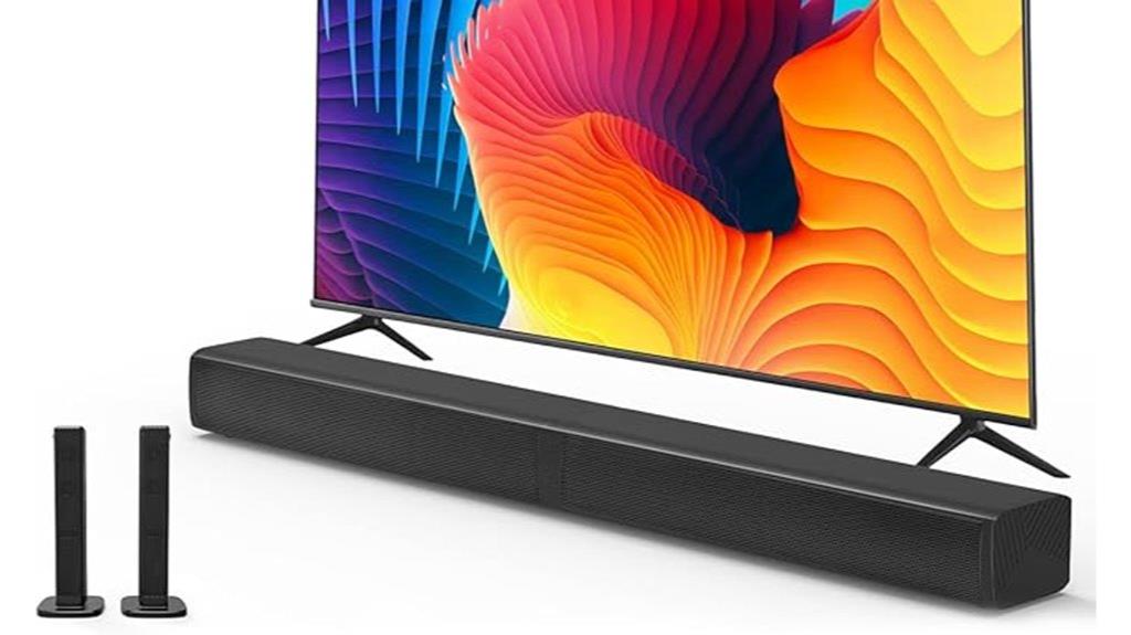 dual subwoofer sound bar