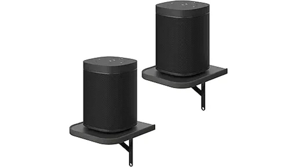dual universal wall shelves
