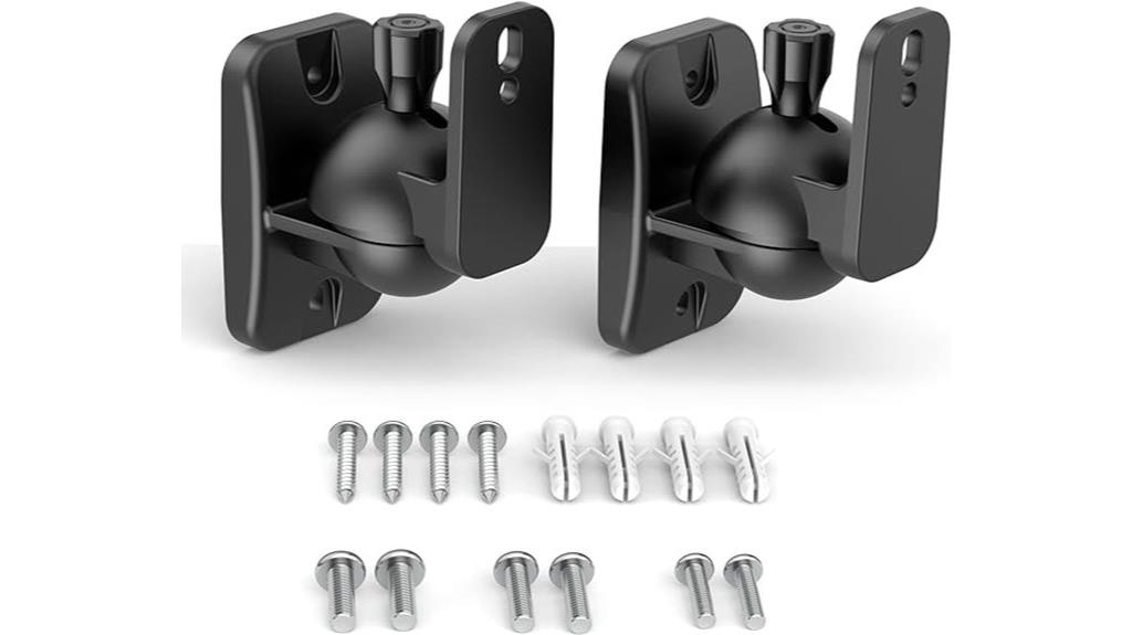 dual wall mount brackets