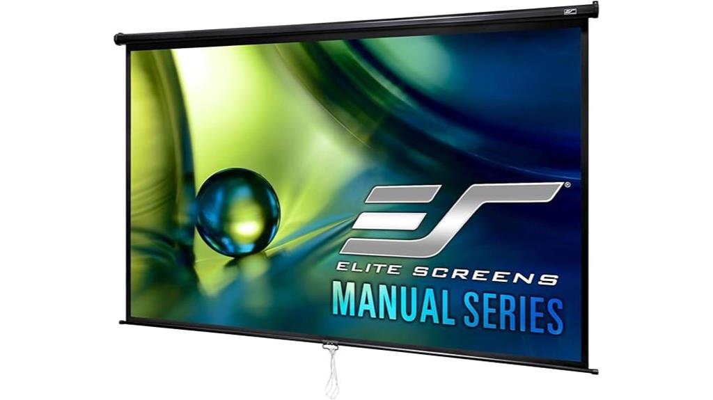 elite manual pull down screen