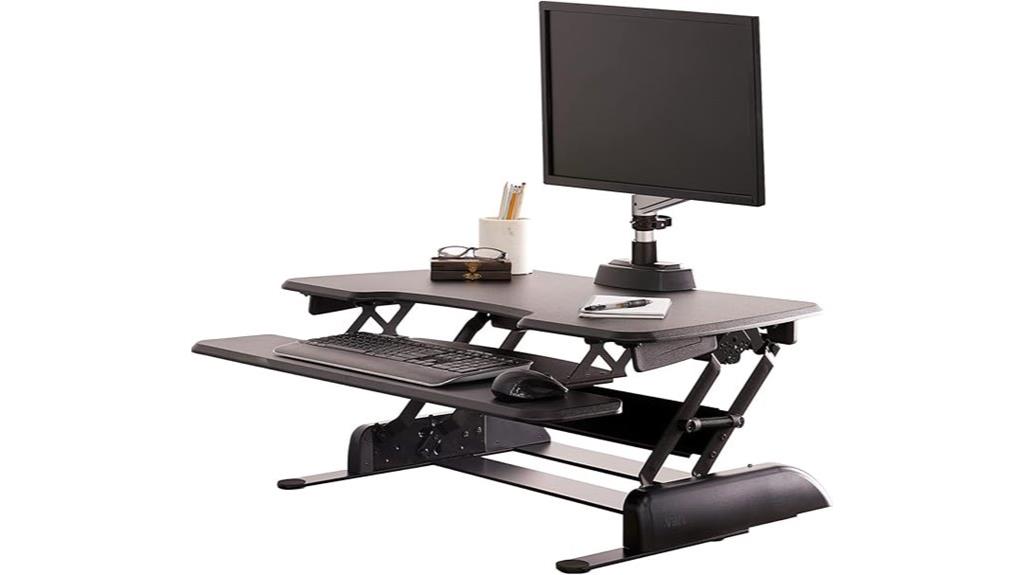 essential two tier desk