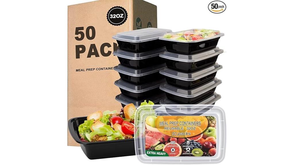 fifty reusable 32oz containers