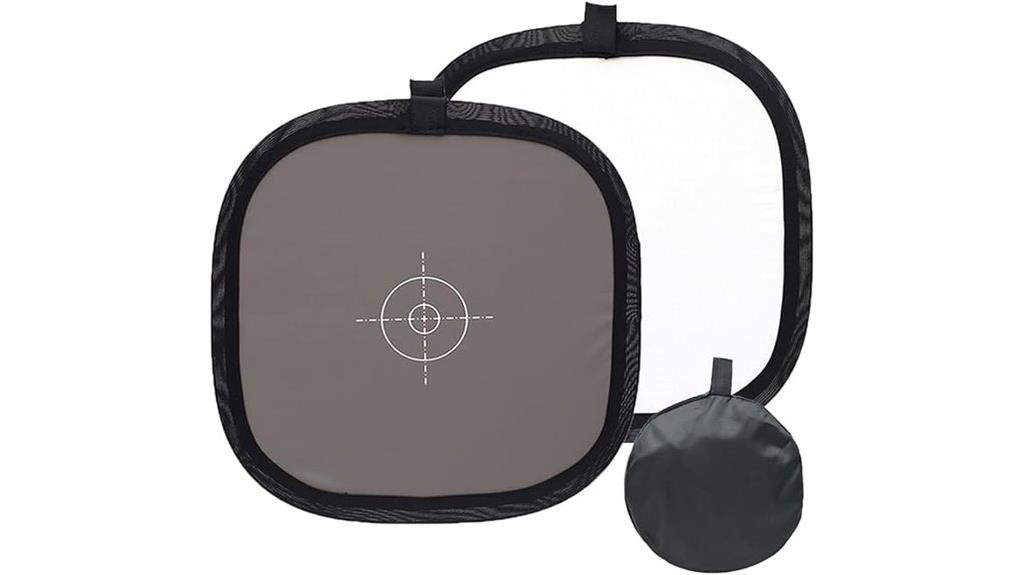 foldable grey reflector with bag