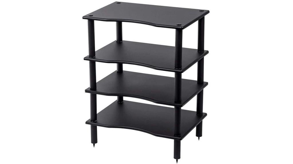 four tier audio stand