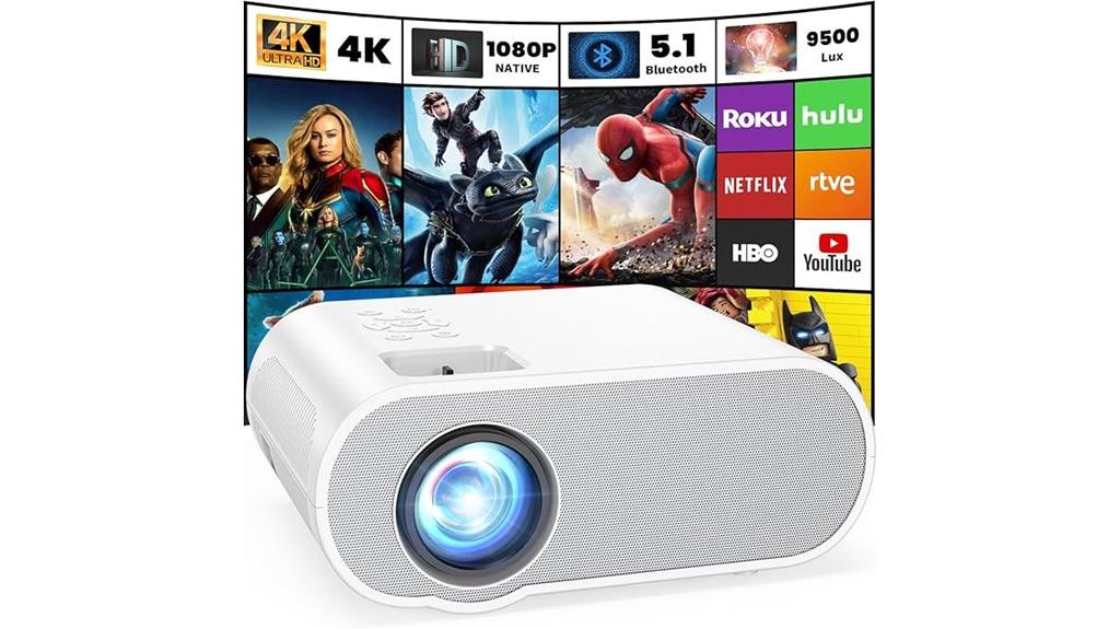 full hd bluetooth portable projector