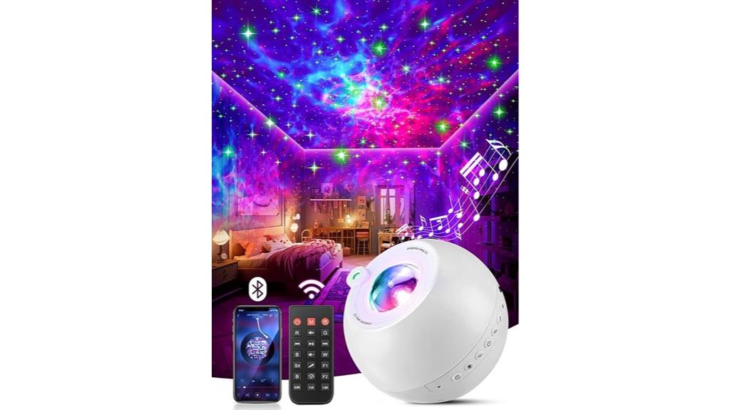 galaxy light with colors