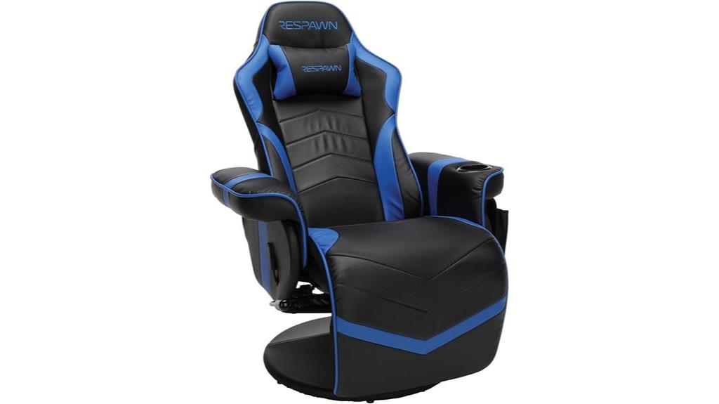 gaming recliner with footrest