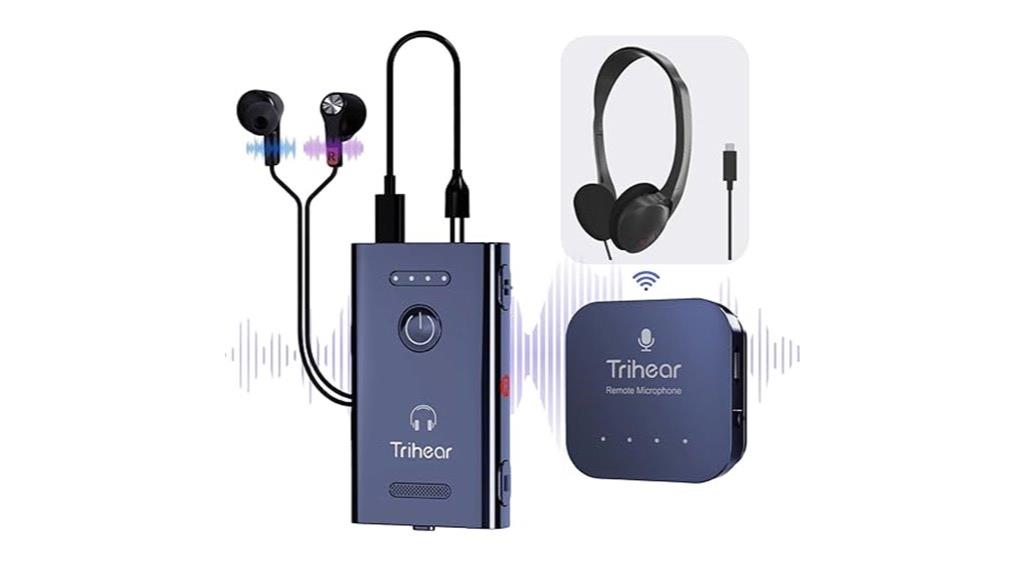 hearing aid with remote