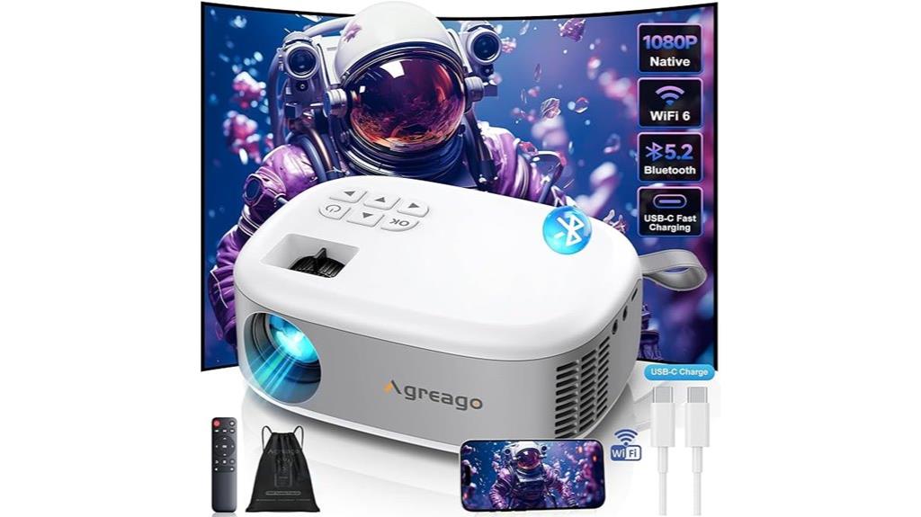 high brightness wireless projector