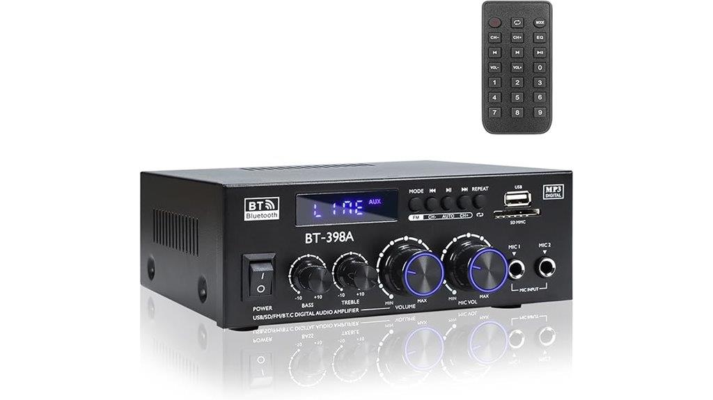 high power stereo receiver