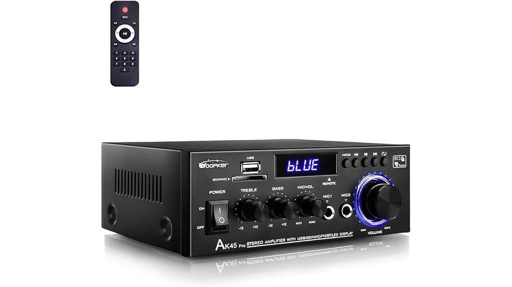 high quality bluetooth stereo amplifier