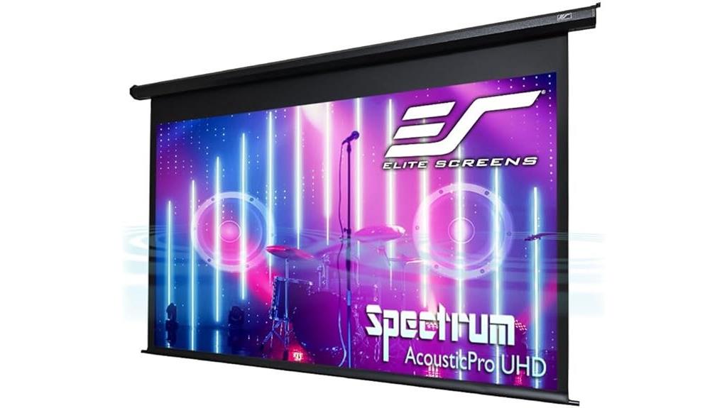 high quality motorized projection screen