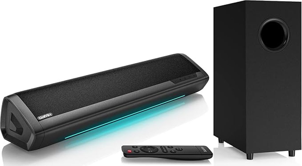 high quality tv sound system