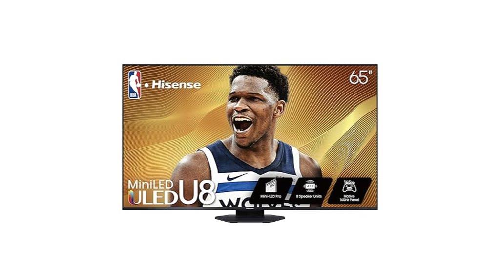 hisense 65 inch mini led tv