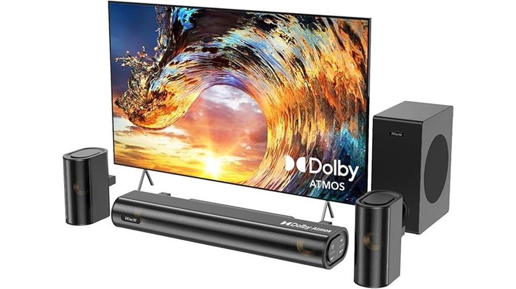 hiwill 4 1ch dolby soundbar