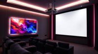 home theater display options
