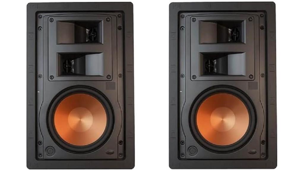 in wall speaker pair