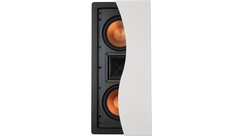 in wall white speaker