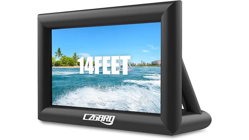 inflatable outdoor movie screen