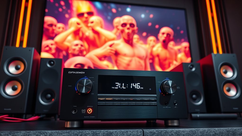 key a v receiver features