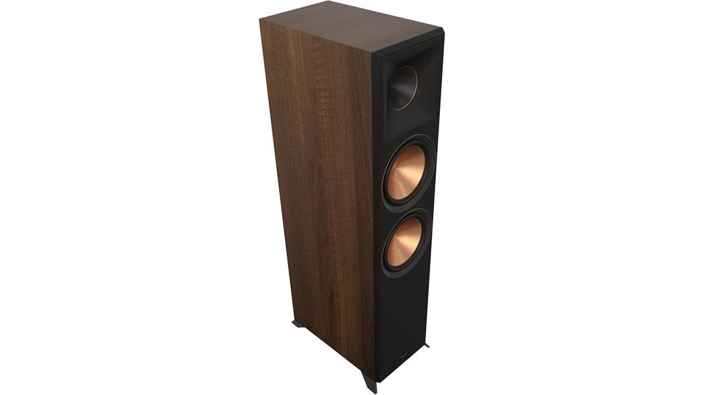 klipsch walnut floorstanding speaker
