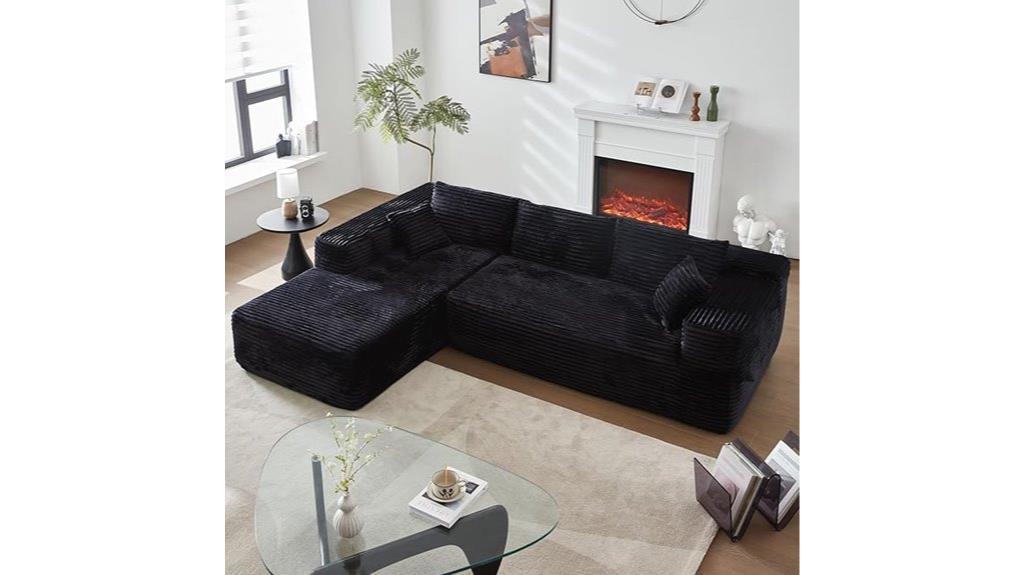 l shaped modular couch