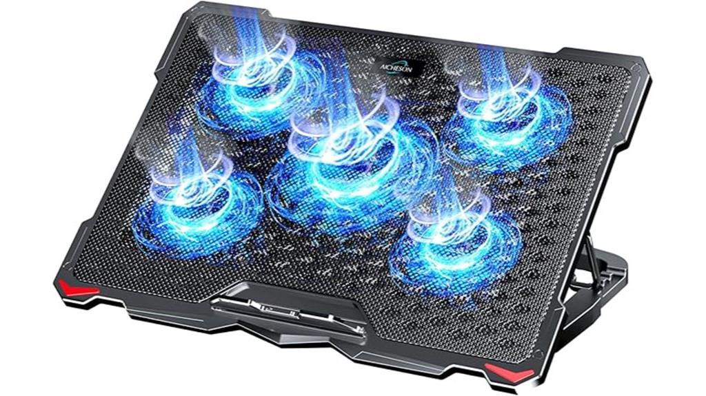 laptop cooling pad with fans