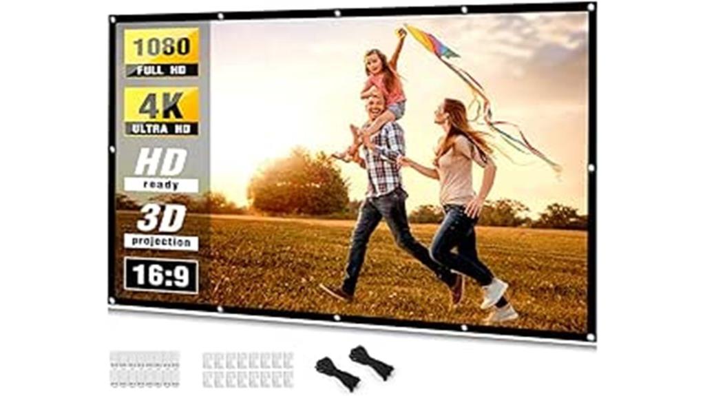 large 4k movie screen