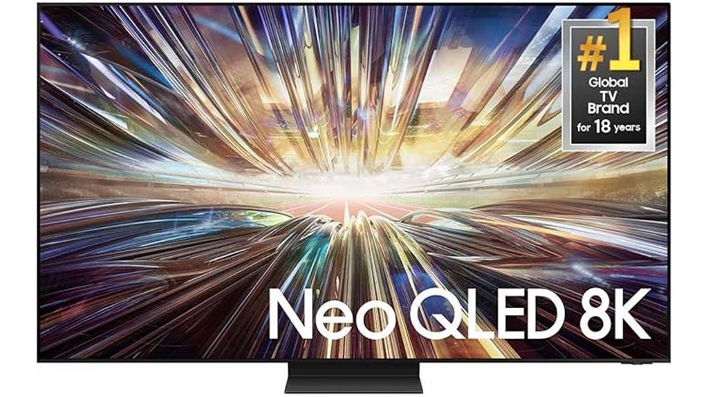 large 8k qled tv