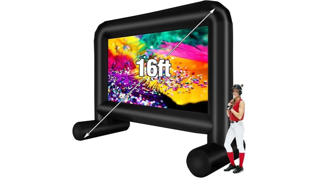 large inflatable outdoor screen