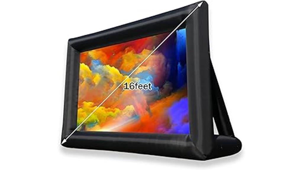 large inflatable outdoor screen
