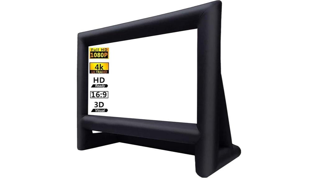 large inflatable outdoor screen