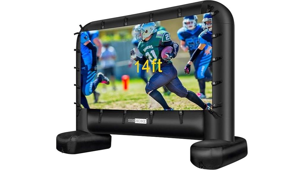 large outdoor inflatable screen